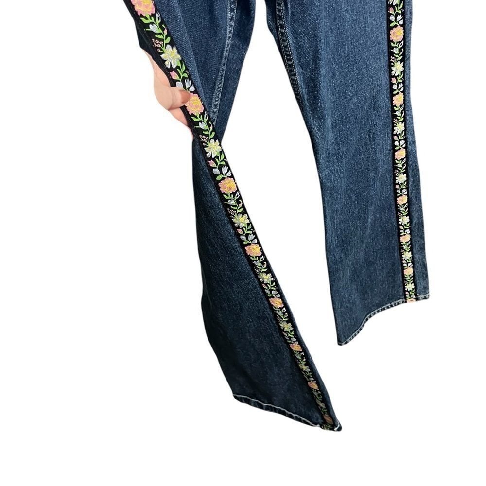 Womens Vintage Wide Leg
Baggy Jeans No Excuses 8 - Picture 6 of 14